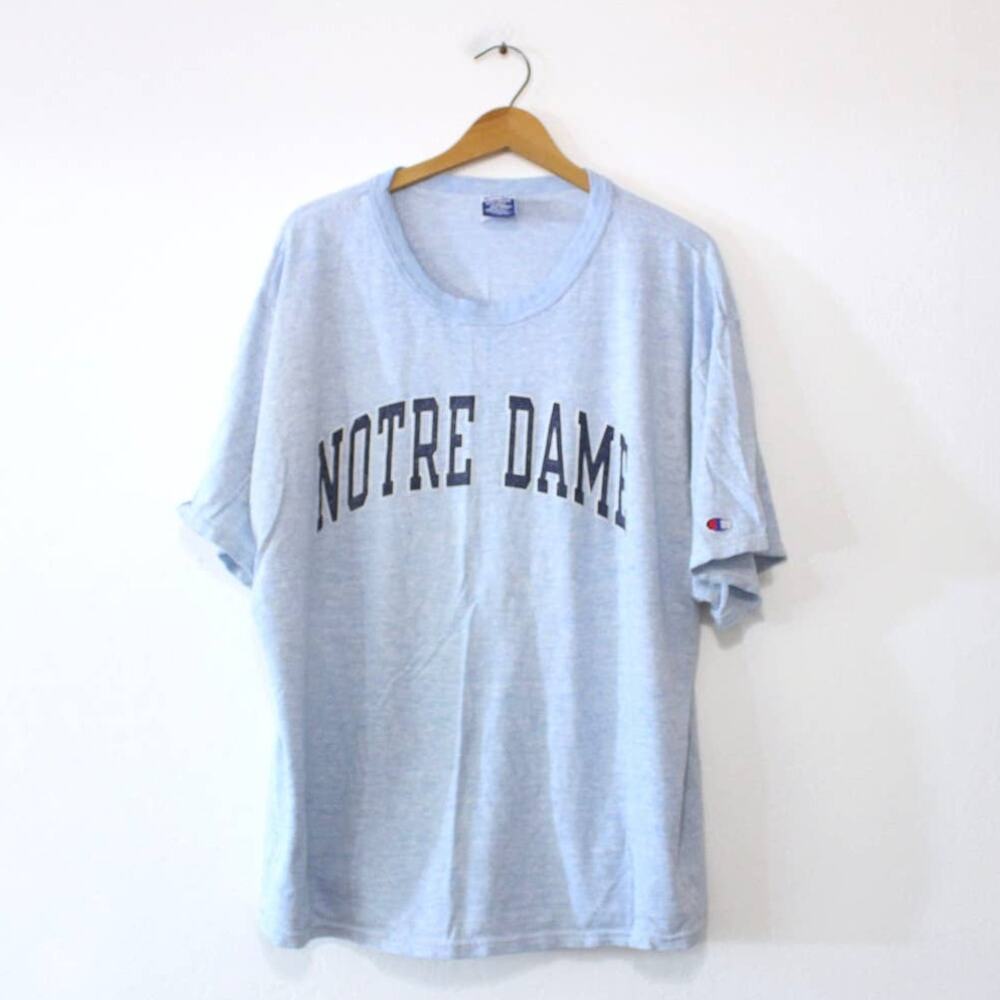 Vintage Notre Dame Fighting Irish Champion T Shirt XXL 2X